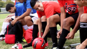 Iso-Soccer Youth Suiting Up for a game.